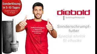 🔧HSK Werkzeugaufnahmen mit Schrumpfsystem & Sondermaße | Diebold Präzision