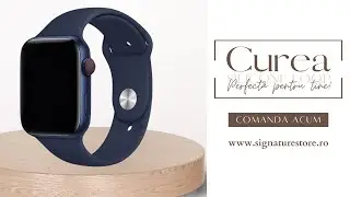 Curea Apple Watch SILICONE LOOP┃DARK BLUE ┃signaturestore.ro┃#applewatchband ⌚️