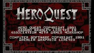 Hero Quest improved - Amstrad CPC - Short gameplay