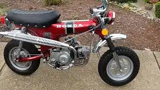 1970 Honda CT70 4 speed auto clutch 88cc walkaround and test ride for Bring a Trailer