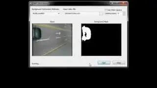 OpenCV C++ MFC App with BGSLibrary