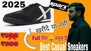 UNDERRATED BLACK SNEAKERS 👍 ? HONEST REVIEW🔥#sneakers #sparx #goodqualityshoes