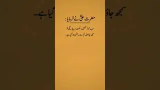 Teaching of Hazrat Ali R.A Quotes #quotes #hazrataliwisdom #poetry #shortsfeed #shayari #sad