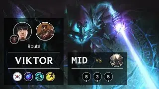 Viktor Mid vs Pantheon - KR Grandmaster Patch 10.2