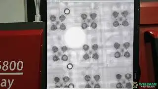 Wellman X6800 X-ray Machine Testing LED Panels &ndash; Full Real-Time Inspection