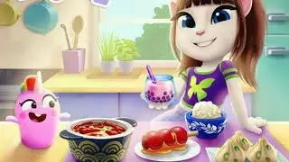 Talking Angela is Super Hungry! 🍔 | My Talking Angela 2 Funny Gameplay