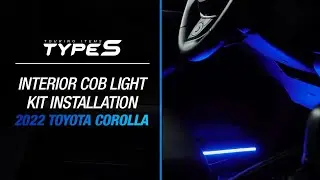Как установить светодиодную подсветку салона на Toyota Corolla &mdash; комплект Smart Interior Glow Kit...