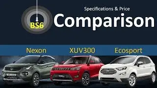 Tata Nexon против Mahindra XUV300 против Ford Ecosport | Сравнение характеристик | 3 лучших компактных внедорожника