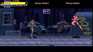 Super Final Fight GOLD - Don Drago plays Stage 1 with altered Vega/Balrog (claw)