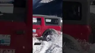 mahindra thar snow driving Stuats