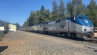 Amtrak California Zephyr Trains &ndash; Placer County & Martinez Subdivision (September and October 2025)