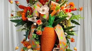 How to make an Artificial Easter Swag 🥕