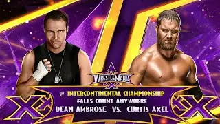 WWE 2K15 - Dean Ambrose vs Curtis Axel | Intercontinental Championship
