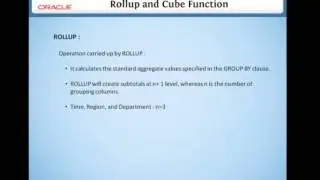 7 7 Rollup and Cube Function