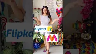 Flipkart vs Myntra #shortsfeed #comparison #dresses #myntra #flipkart #ytviral #shorts #ytshorts