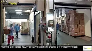 New Installation of High Speed Doors at a food manufacturing plant