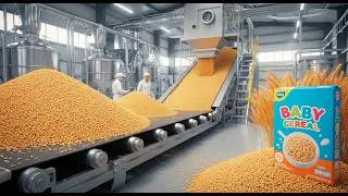 How Baby Cereal is made Inside a Modern Factory #cereal #howitsmade #insidefactory #shorts
