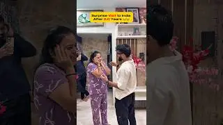 Surprise Visit to India After 2.0 Years 🥺 | #shorts #india #emotional #parents #visit #surprise