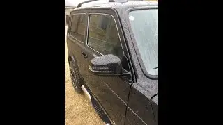 Тюнинг НИВА зеркала AMG поворотник и порожки с подсветкой Урбан. Доставка.