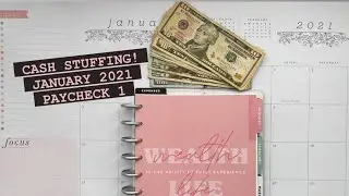 Cash Stuffing | January 2021 Paycheck 1 | Budget With Me