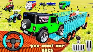 Mini Thar Truck Par Chadh Gayi 😱 | Funny Mini Vehicle Game video game 3D#2026