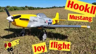 P51 Mustang Hookll Joy flight 4s 2200 RC plane mod