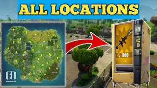 ALL VENDING MACHINE LOCATIONS in FORTNITE BATTLE ROYALE