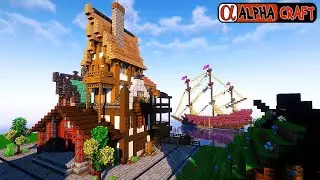 Building a House of Houses and a big Ship - AlphaCraft SMP S5 E17 - Minecraft 1.20