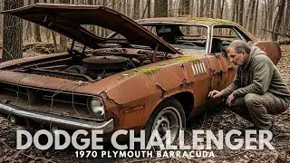 ASMR Car Restoration | 1970 Plymouth Barracuda From Abandoned Rust to Mirror Shine