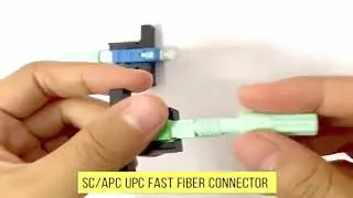 FTTH solution products SC /UPC ,SC quick connector SC/APC fast connector