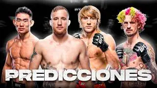 &iexcl;PREDICCIONES UFC 324! 🥊 &iquest;Justin Gaethje o la consolidaci&oacute;n de Paddy Pimblett?
