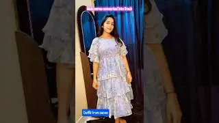 Saree converted into frock -1 👗 #convertedfrock #trendingfrocks #viralshorts #ytshorts #youtube