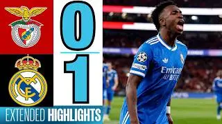 Real Madrid vs Benfica 1-0 Highlights | All Goals | UEFA Champions League