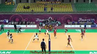 Philippines vs Iran || AVC U16 Women's Championship