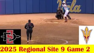 San Diego State vs Arizona State Softball Highlights, 2025 NCAA Regional Site 9 Game 2