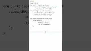 Java Testing: using assertj & junit Assertions #code #springboot #testing #junit #testcases