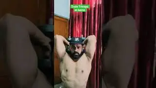 Triceps long head at home 🏠#triceps,  #homeworkout, #anywhereworkout , #training