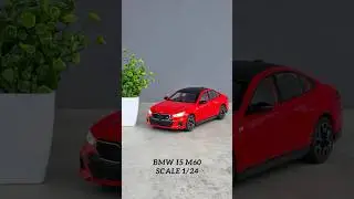 BMW i5 M60 Red Diecast Model Car