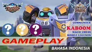 Main Commander Kaboom Kashoom skill pertama di Magic Chess Mobile Legends Bang Bang