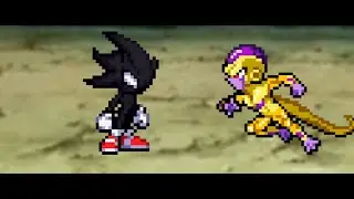 Mugen Mods: Golden Frieza Vs Dark Super Sonic V2 (Normally)