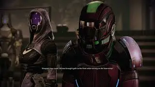 Tali's trial intro without persuasion checks (Renegade) &ndash; Mass Effect 2