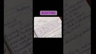 Auditing | Internal and External Auditing | CA CS | Commerce notes | Bcom Bba Mcom Mba | Advanced