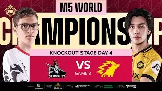 ENG M5 Knockouts Day 4  DEVU vs ONIC  Game 2
