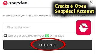 How to Create/Open Snapdeal Account 2022