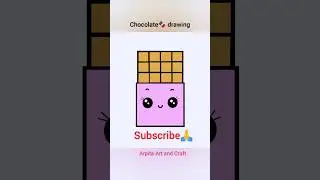chocolate🍫 drawing easy #shorts #drawingvideo #chocolate #art #easydrawing