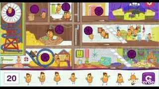 Peg + Cat 100 Chickens' Coop with Chicken Dance song at the end.