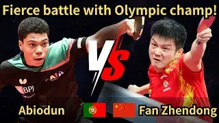 Fierce battle with Olympic champ!｜Abiodun vs Fan Zhendong｜2025-26 DFB-Pokal Semifinal