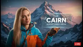 Climbing into Cairn for the first time 🌄