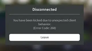 Fix roblox error code 268 unexpected client behavior mobile | roblox unexpected client behavior 2022