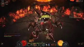 Diablo III: Reaper of Souls Barbarian Vs. Azmodan [Torment XIII]